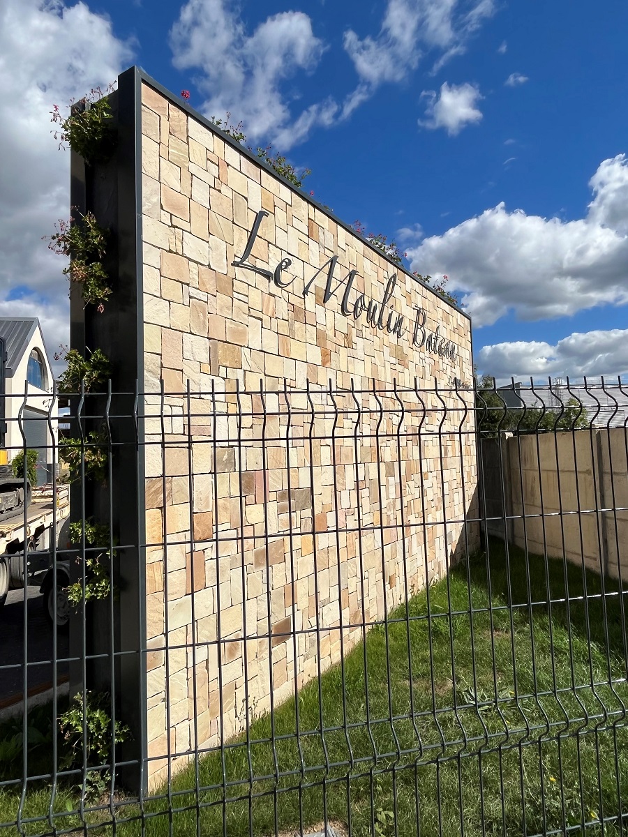 Mur décoratif végétalisé CUBwall à Bonneuil Sur Marne(94)
